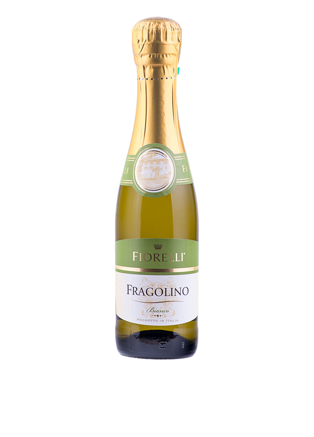 Напиток на основе вина Fragolino Bianco, 0.2 Fiorelli золотистое