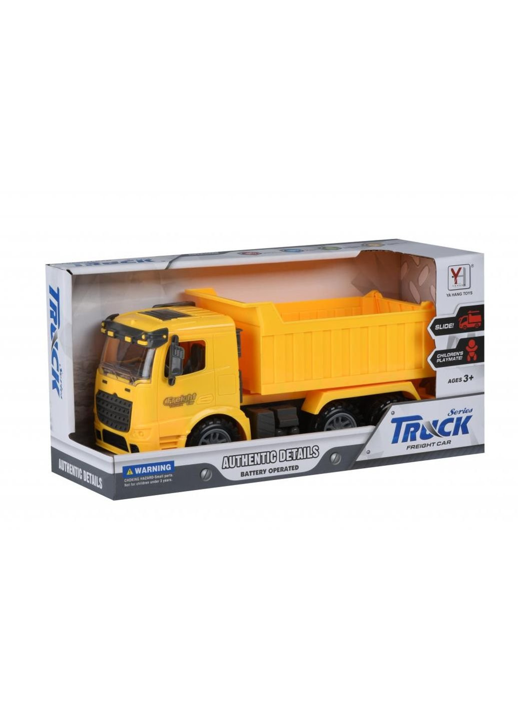 Спецтехника инерционный Truck Самосвал желтый (98-611Ut-1) Same Toy (254075230)