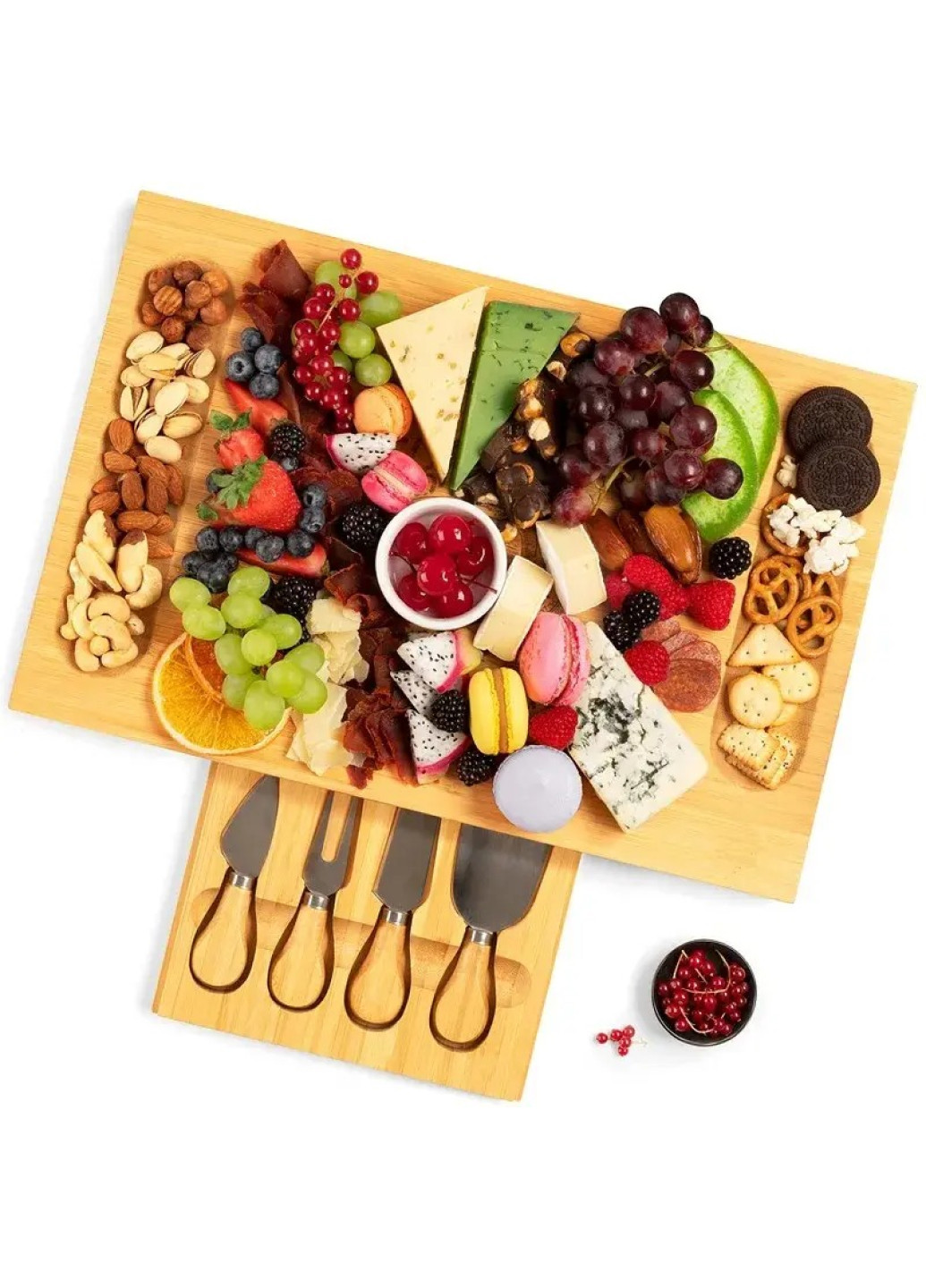Доска для подачи и сервировки сыра с набором ножей, 40х28х3 см TV-magazin (296997910)