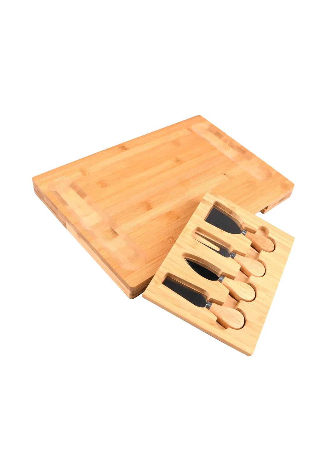 Доска для подачи и сервировки сыра с набором ножей, 40х28х3 см TV-magazin (296997910)