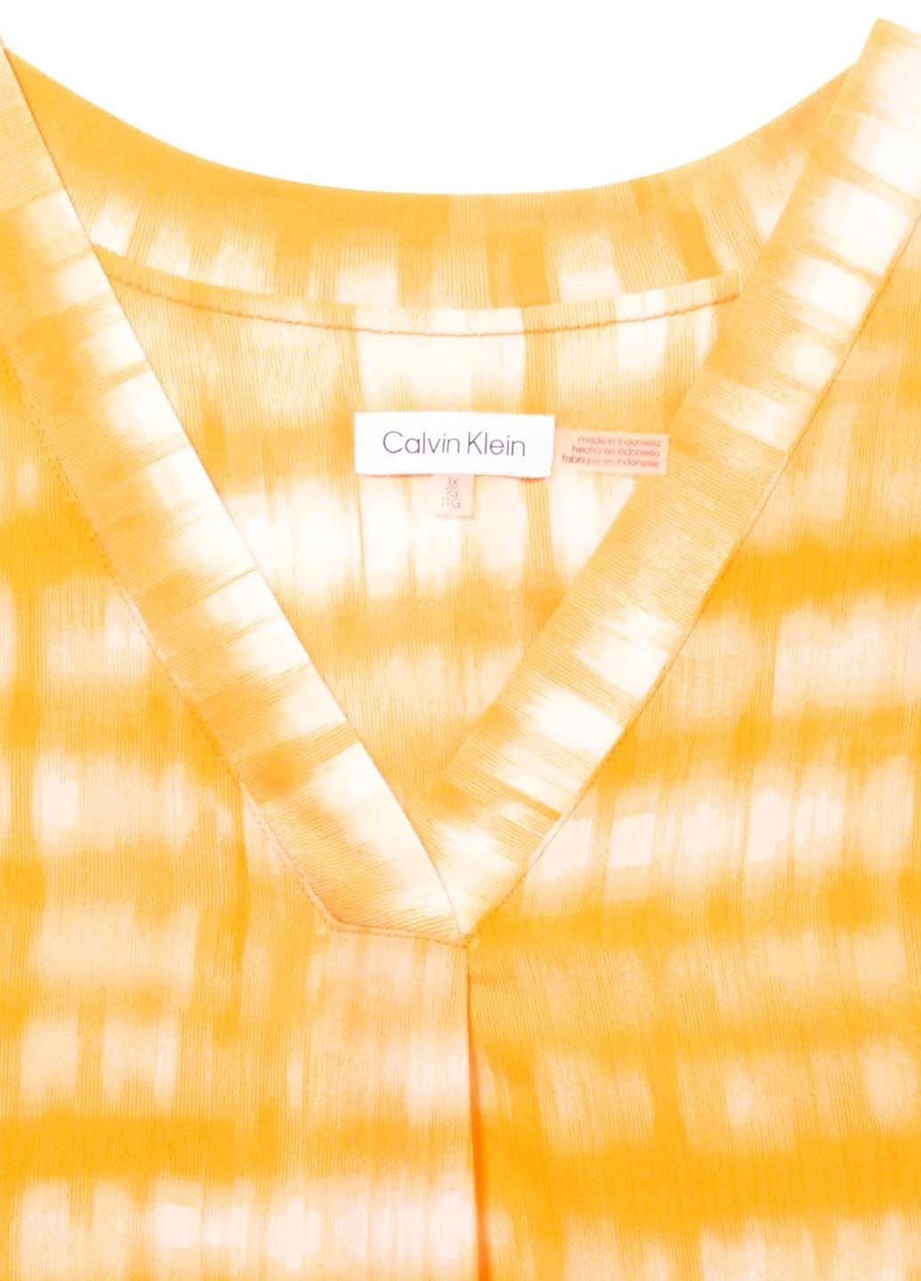 Помаранчева блуза Calvin Klein