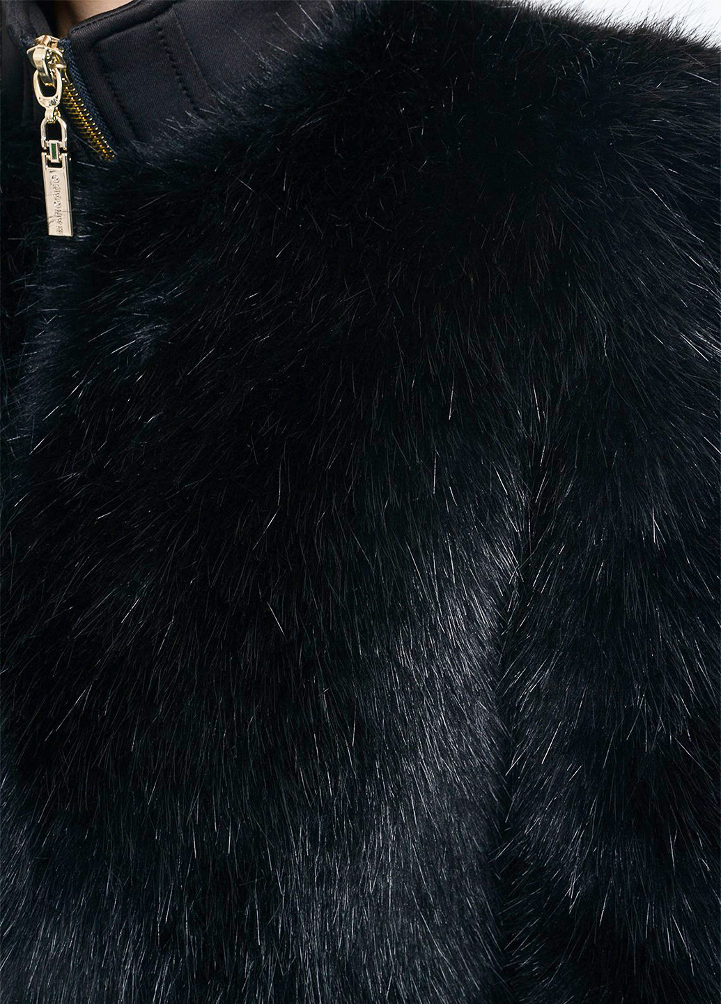 Черная демисезонная куртка Mangano