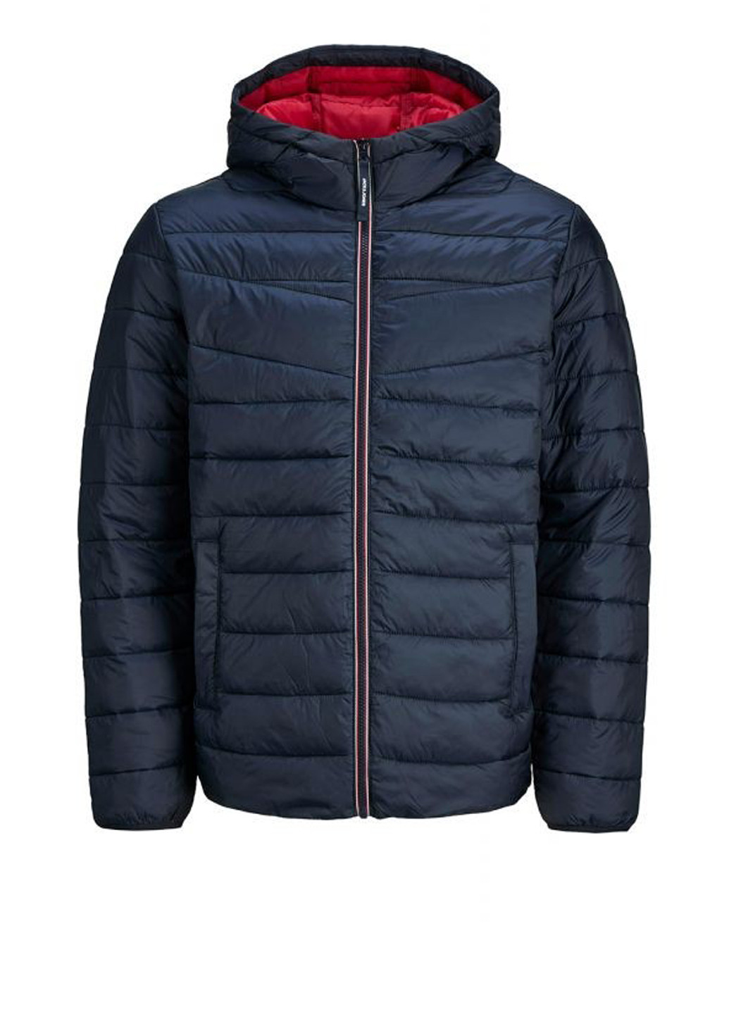 Темно-синя демісезонна куртка Jack & Jones