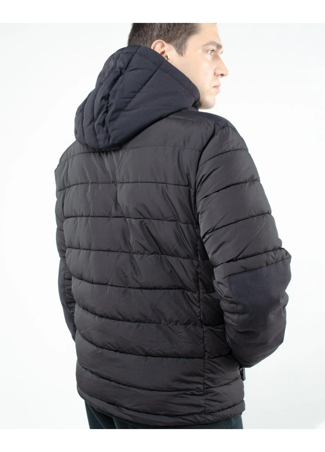Черная зимняя куртка man jacket fix hood CMP