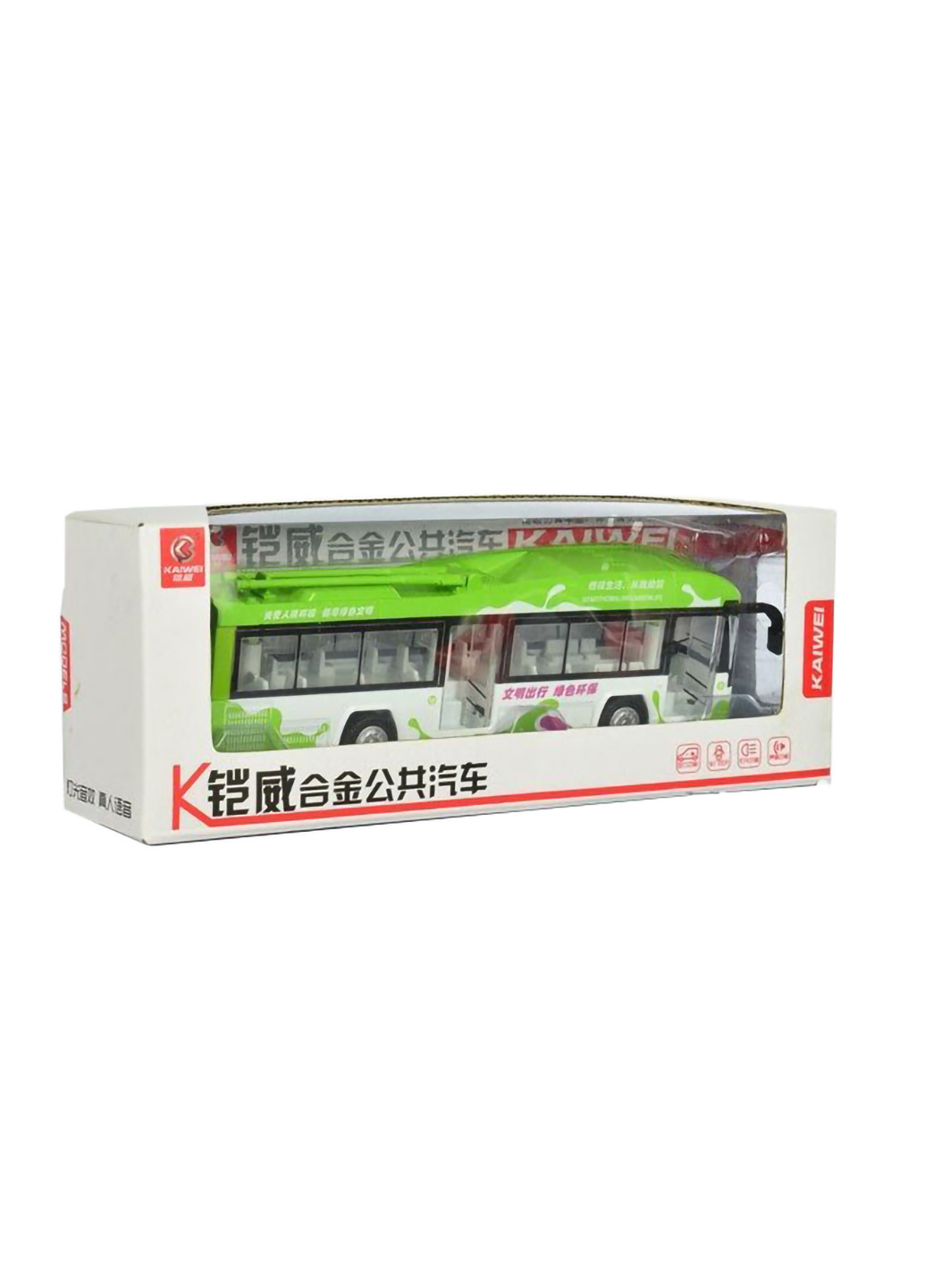 Тролейбус 29х10,5х7,5 см KAIWEI (253174340)