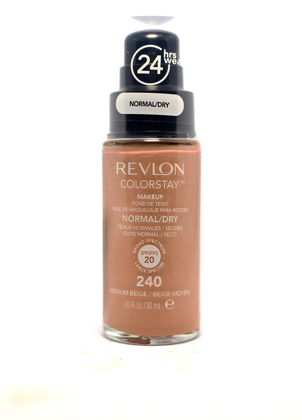 Тональный крем для нормальной и сухой кожи Color Stay с дозатором №240 (Medium Beige), 30 мл Revlon (117246226)