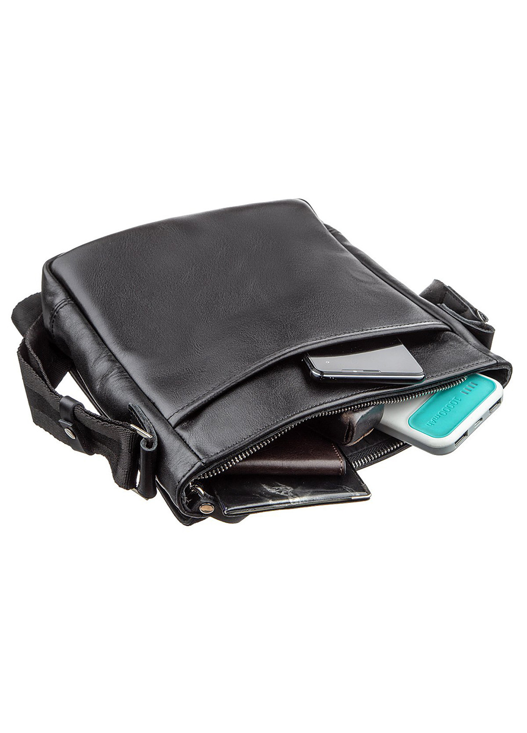 Мужская кожаная сумка 22х21х7,5 см Shvigel (252131372)