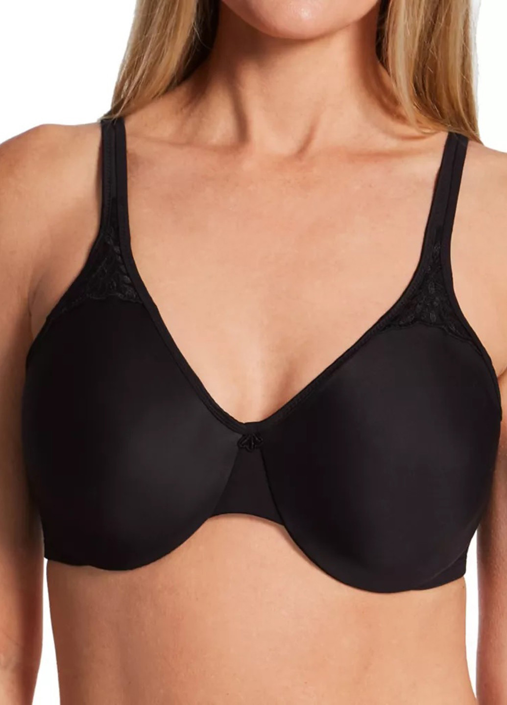 Чорний мінімайзер бюстгальтер Bali з кісточками нейлон