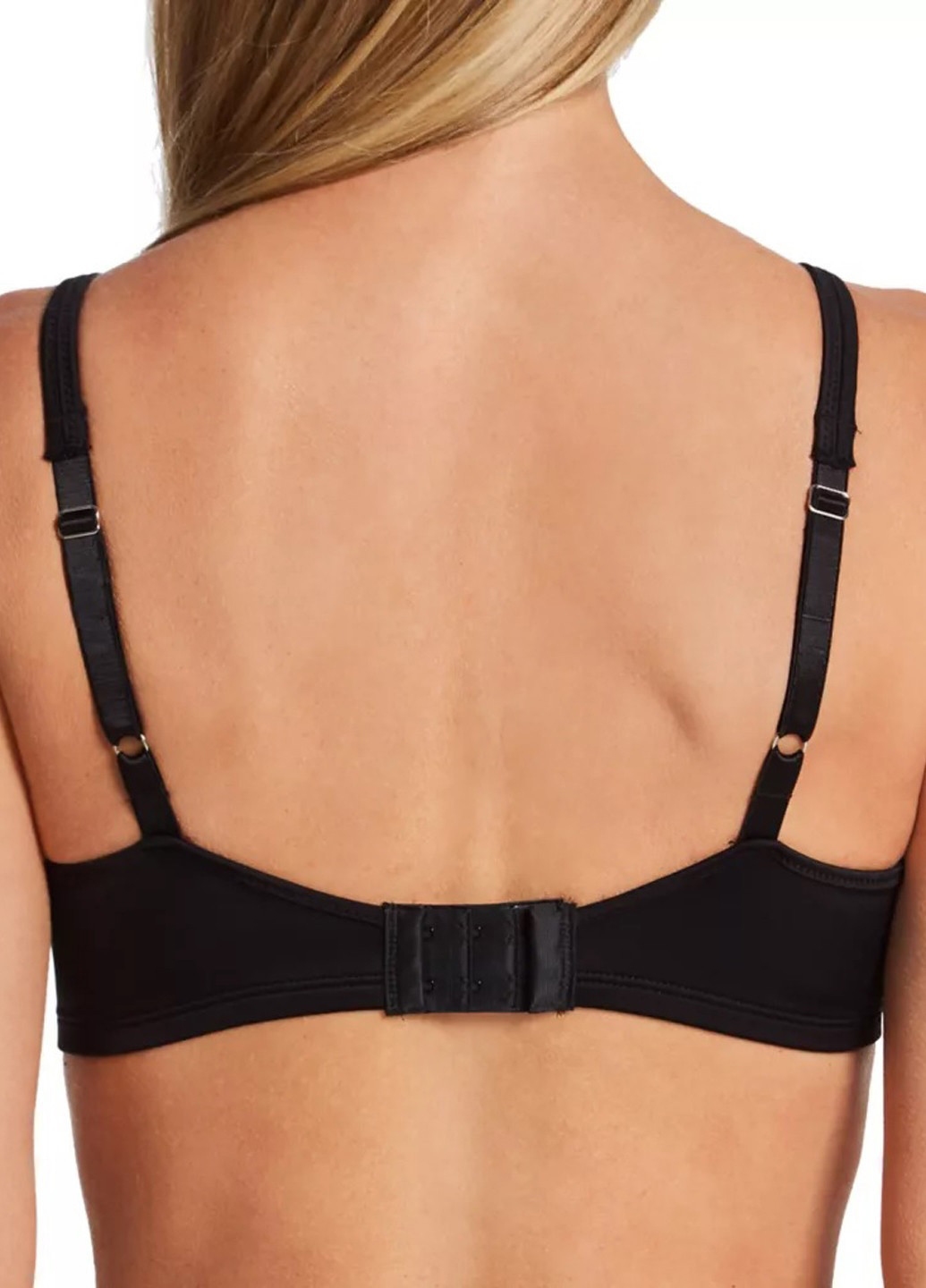 Чорний мінімайзер бюстгальтер Bali з кісточками нейлон