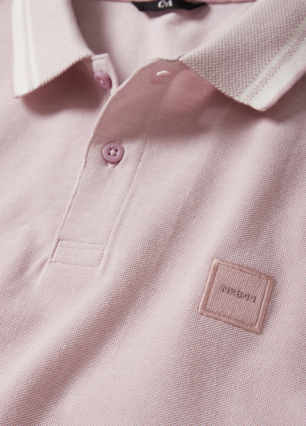 Лиловая футболка-поло для мужчин C&A однотонная