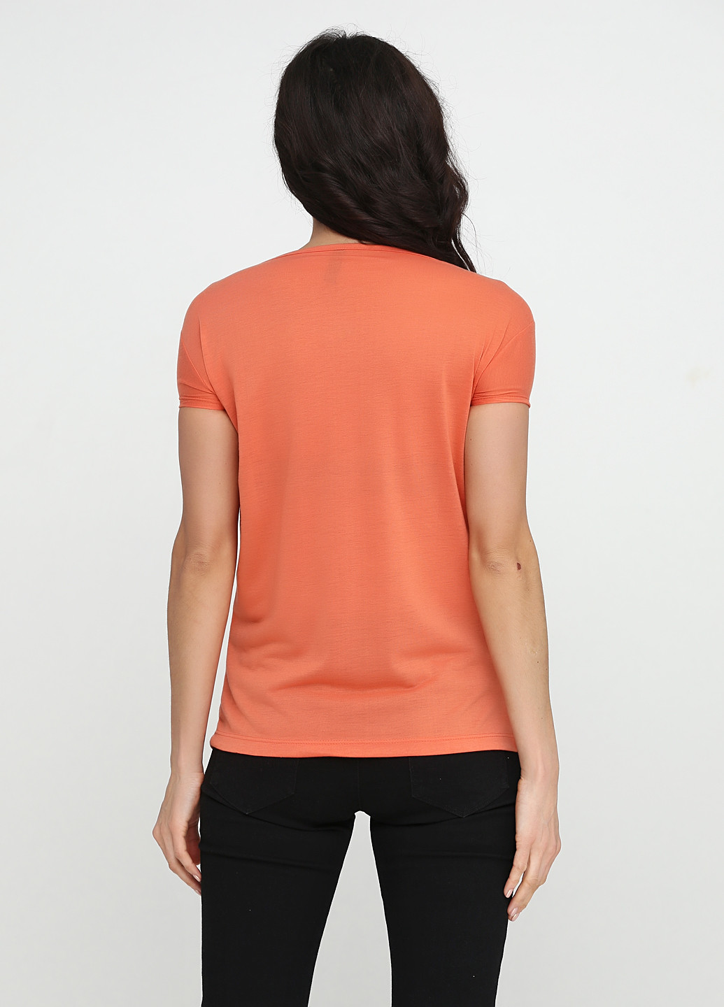 Оранжевая летняя футболка Spora