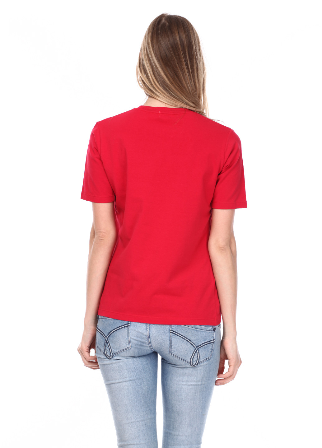 Красная летняя футболка Amalia
