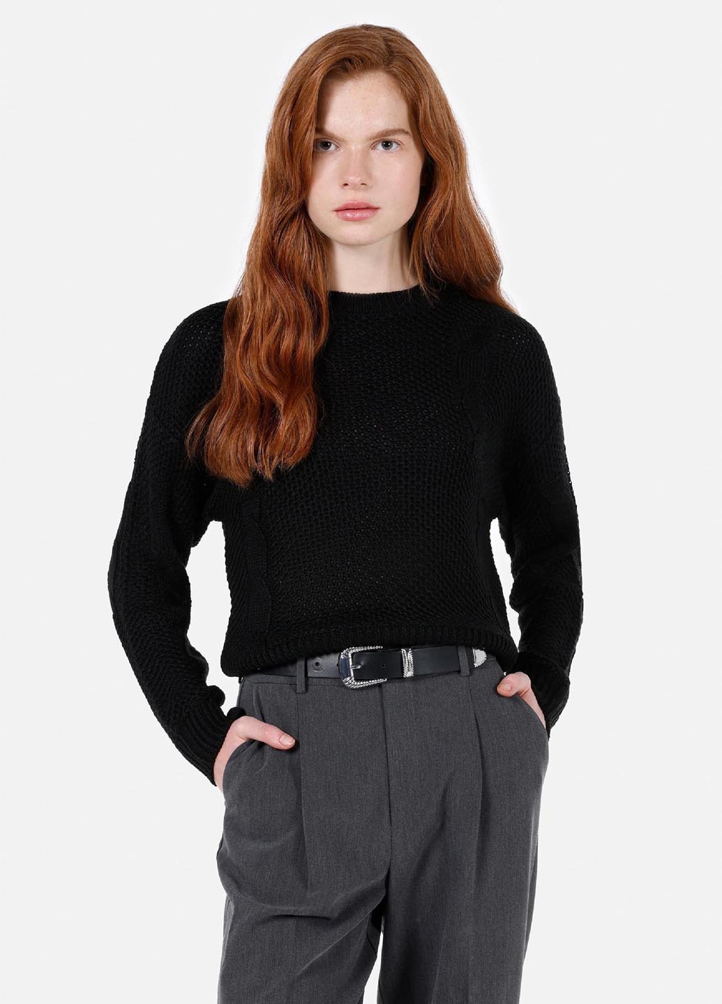 Черный демисезонный джемпер джемпер Colin's