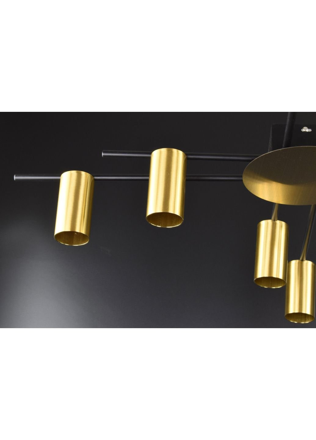 Люстра стельова на 8 ламп AOC5/8 Чорний 20х90х90 см. Sunnysky (253630924)