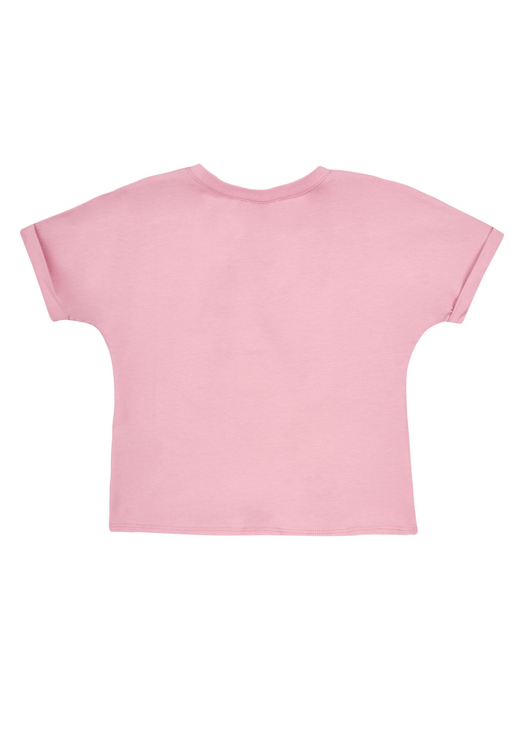 Розовая летняя футболка Ляля