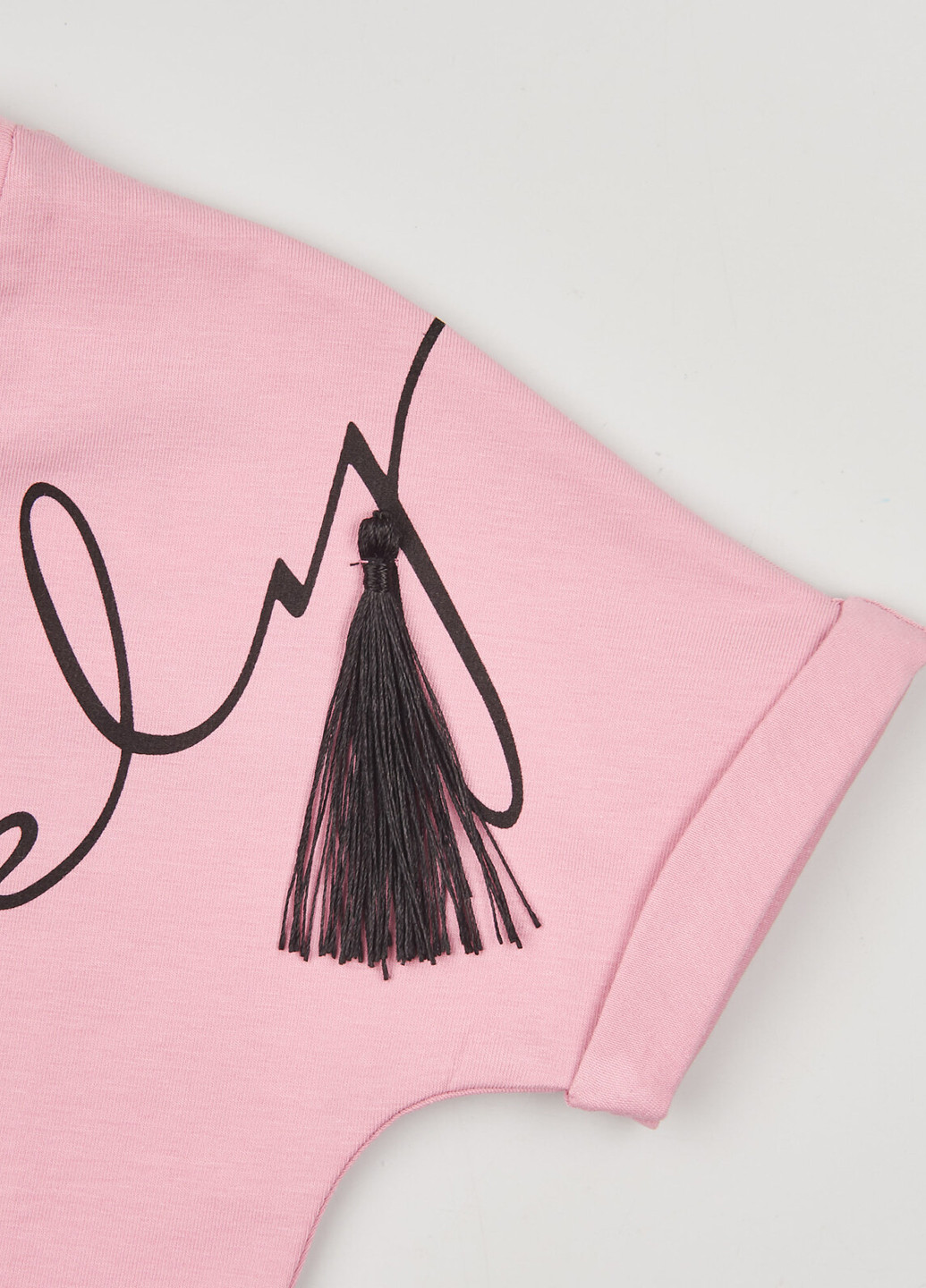 Розовая летняя футболка Ляля