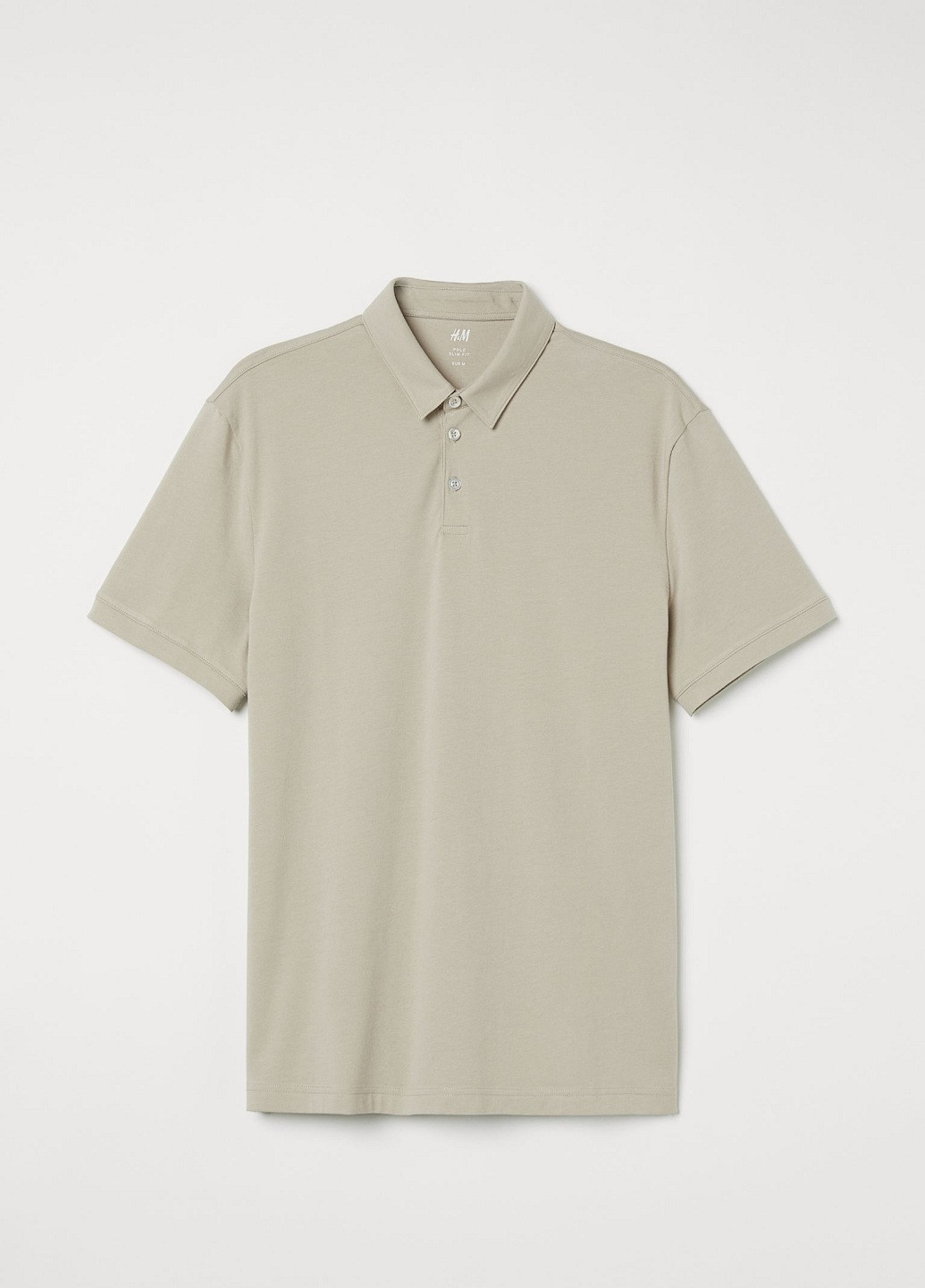 Светло-бежевая рубашка в полоску H&M
