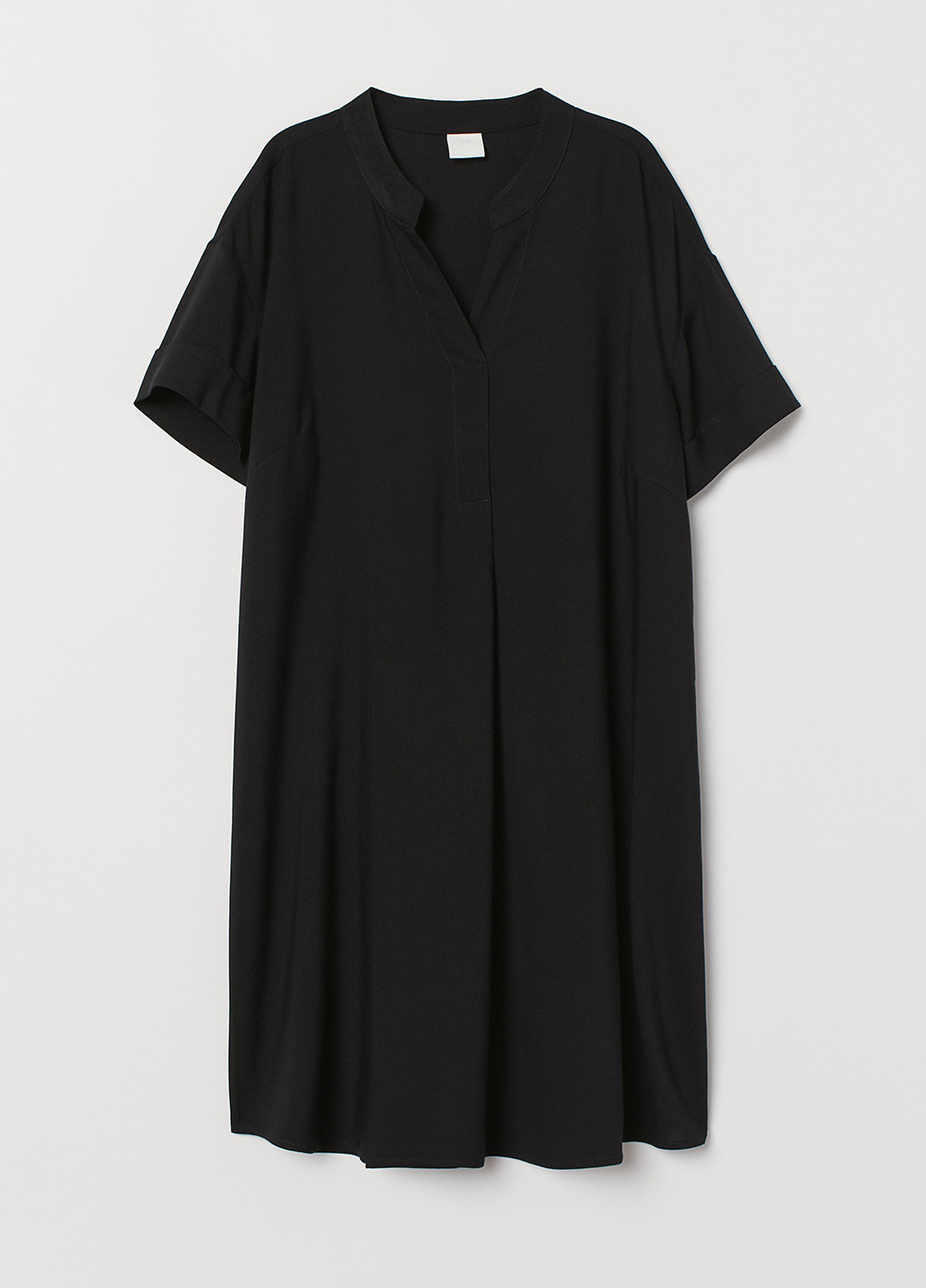 Чорна кежуал сукня H&M однотонна