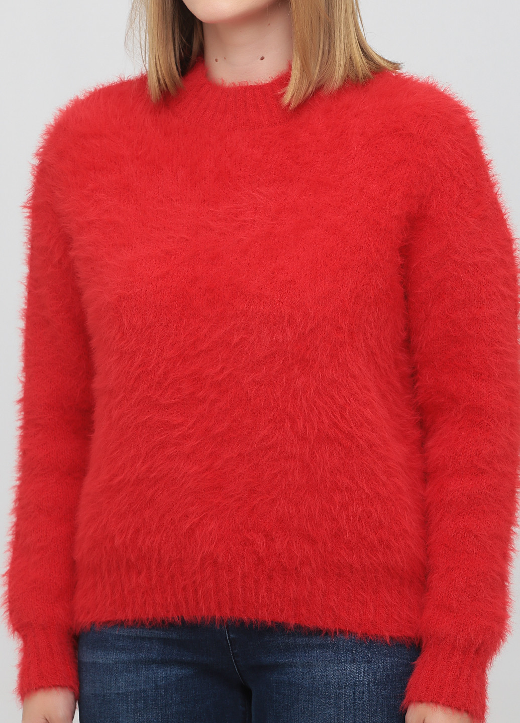 Красный демисезонный свитер Jennyfer