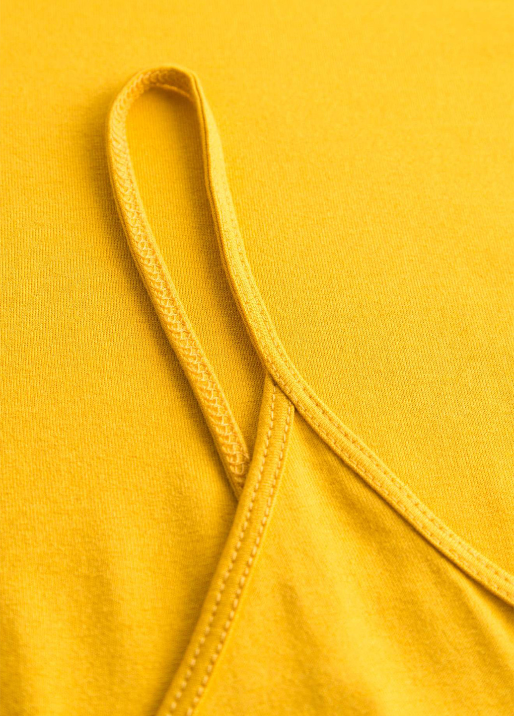 Желтое кэжуал платье а-силуэт Orsay однотонное