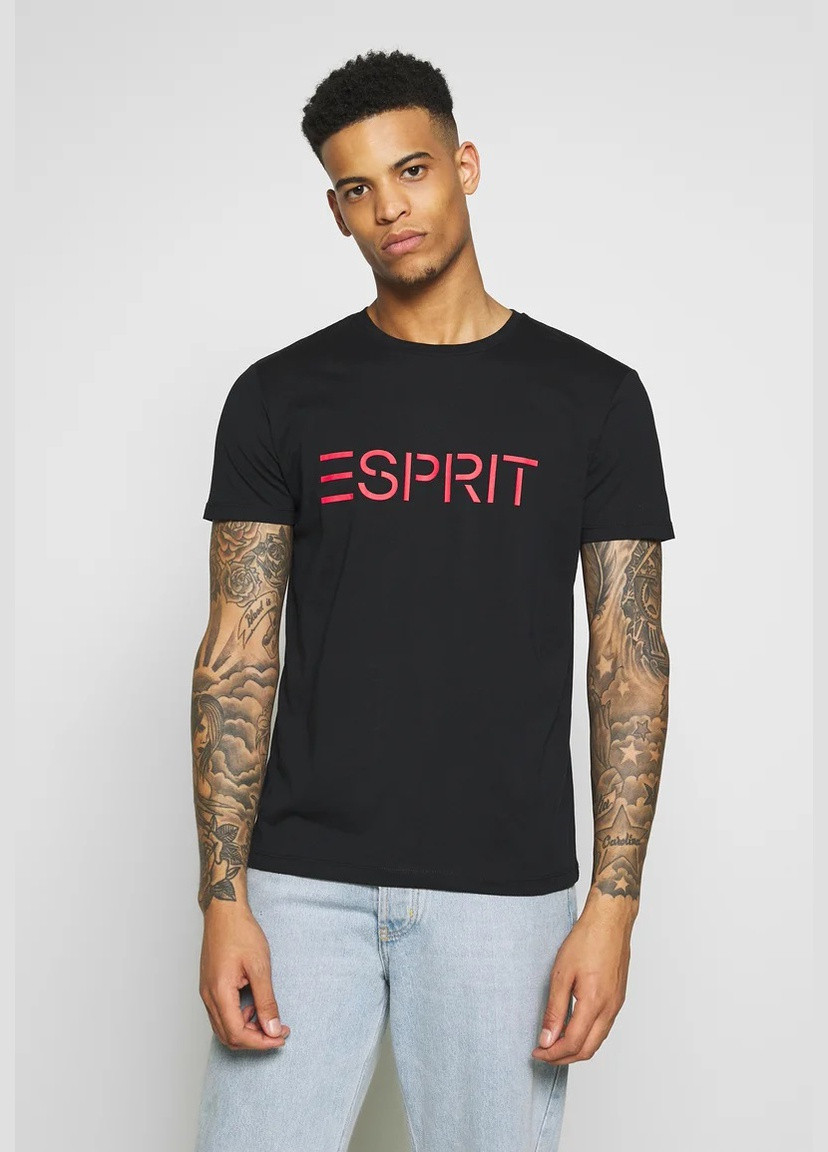 Темно-синя футболка Esprit