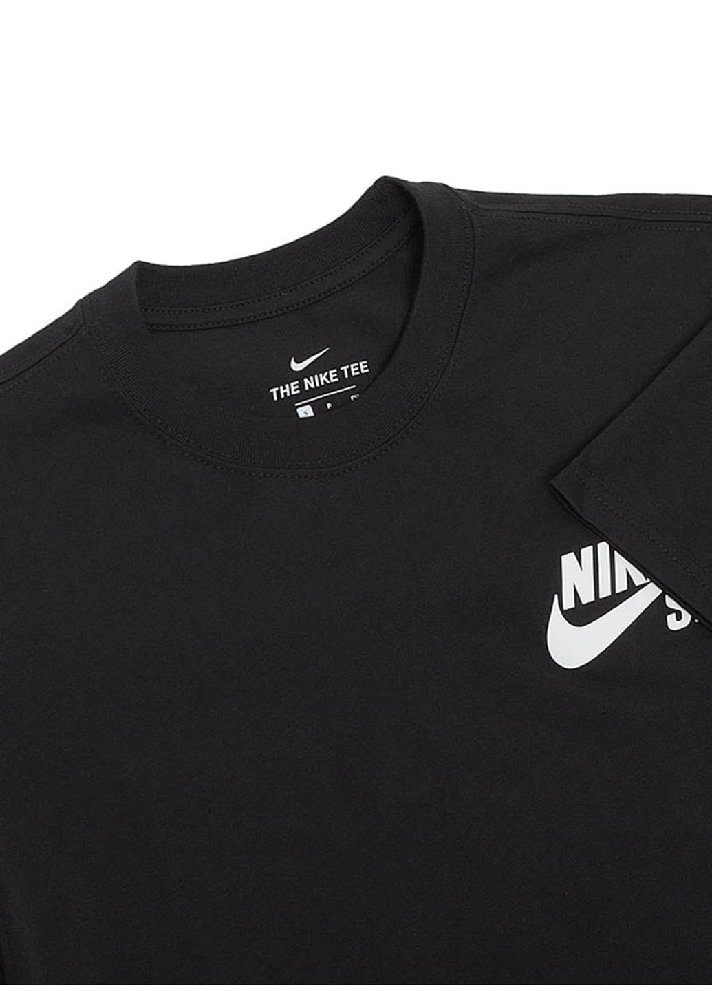 Чорна футболка dc7817-010 Nike M NK SB TEE LOGO