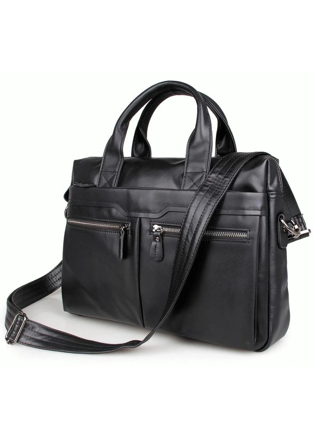 Мужской кожаный портфель 37х29х7 см Buffalo Bags (255709215)