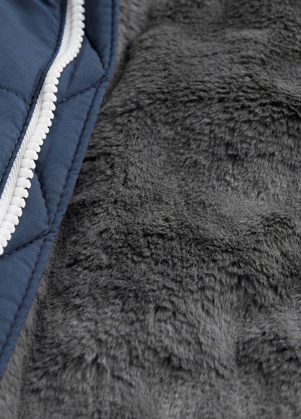 Темно-синяя зимняя куртка Hollister
