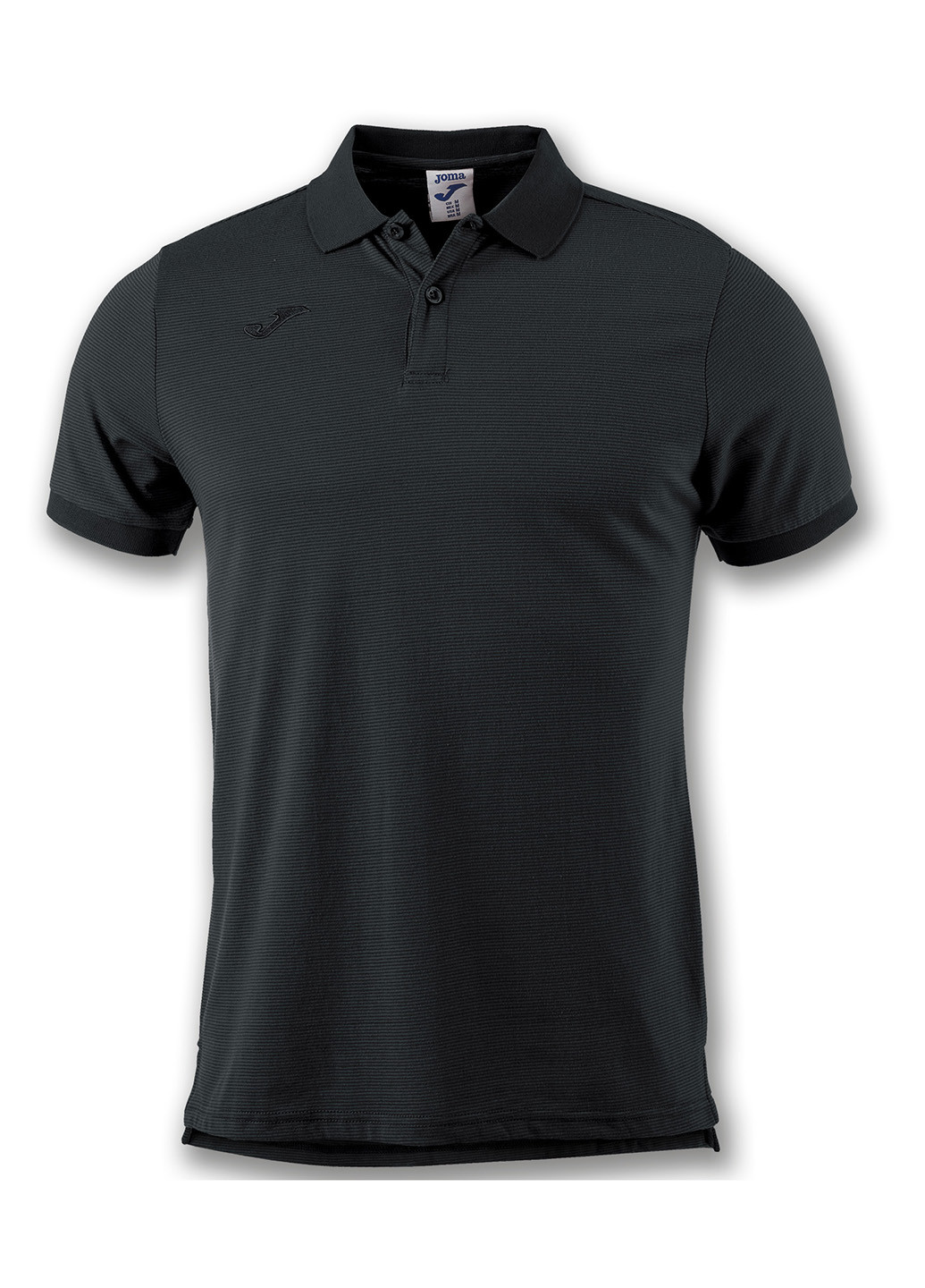 Черная футболка-поло для мужчин Joma однотонная