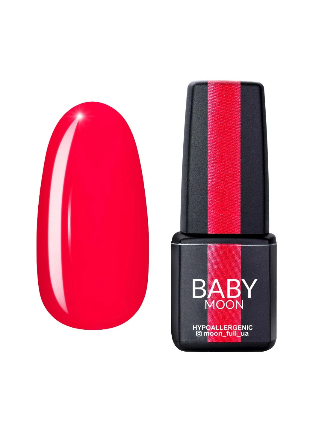 Гель лак BABY Dolce Rose Gel polish, 6 мл №021 яркий огненно-розовый Moon (251417433)