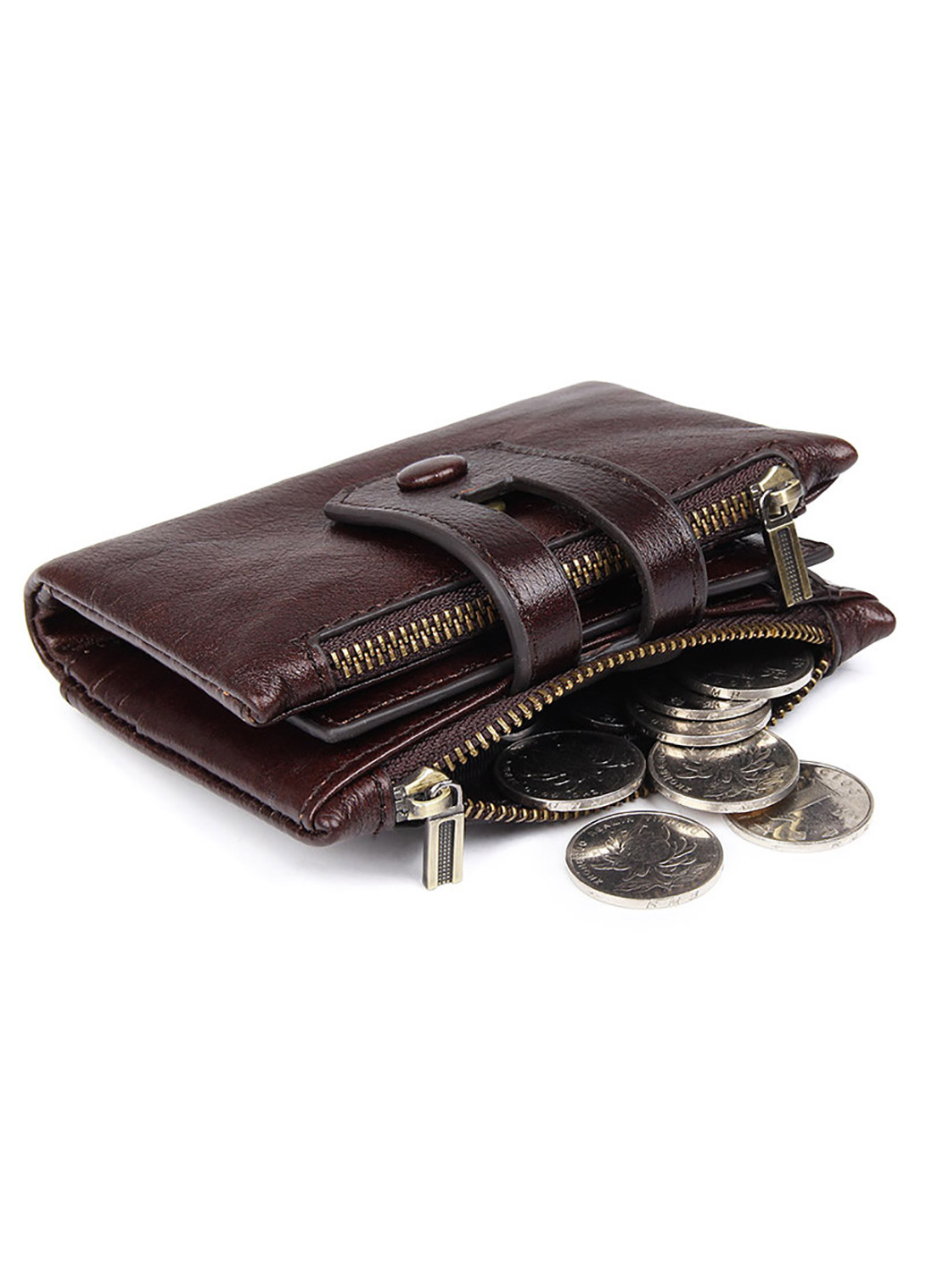 Чоловік шкіряний гаманець 9,2x12 см Vintage (229461364)