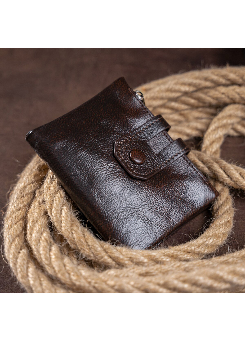 Чоловік шкіряний гаманець 9,2x12 см Vintage (229461364)