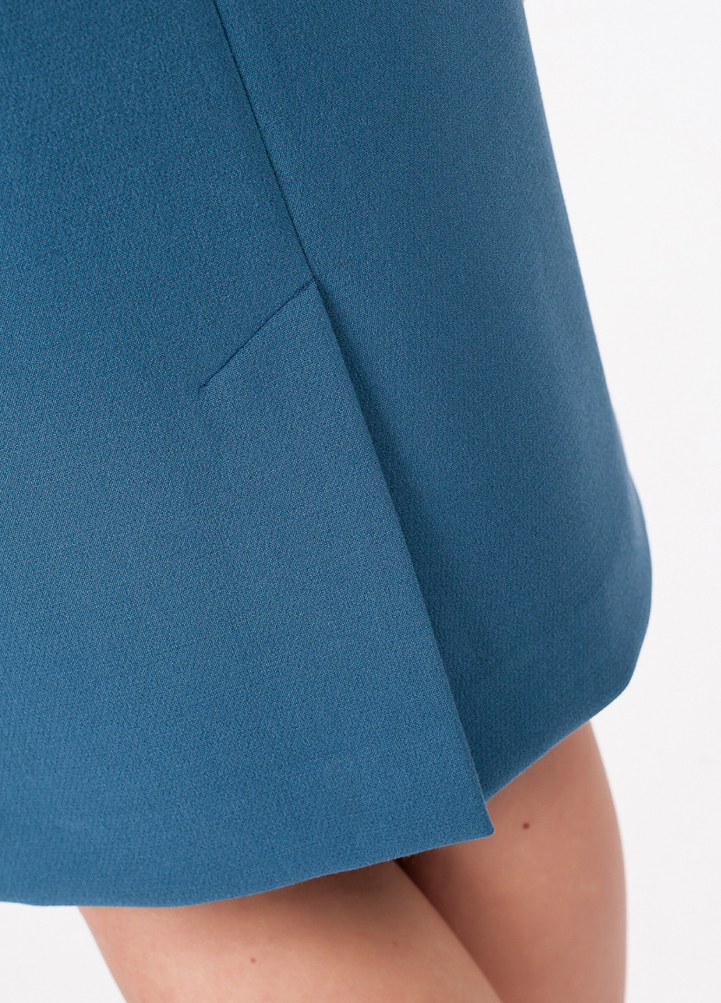 Синяя кэжуал однотонная юбка Femme карандаш