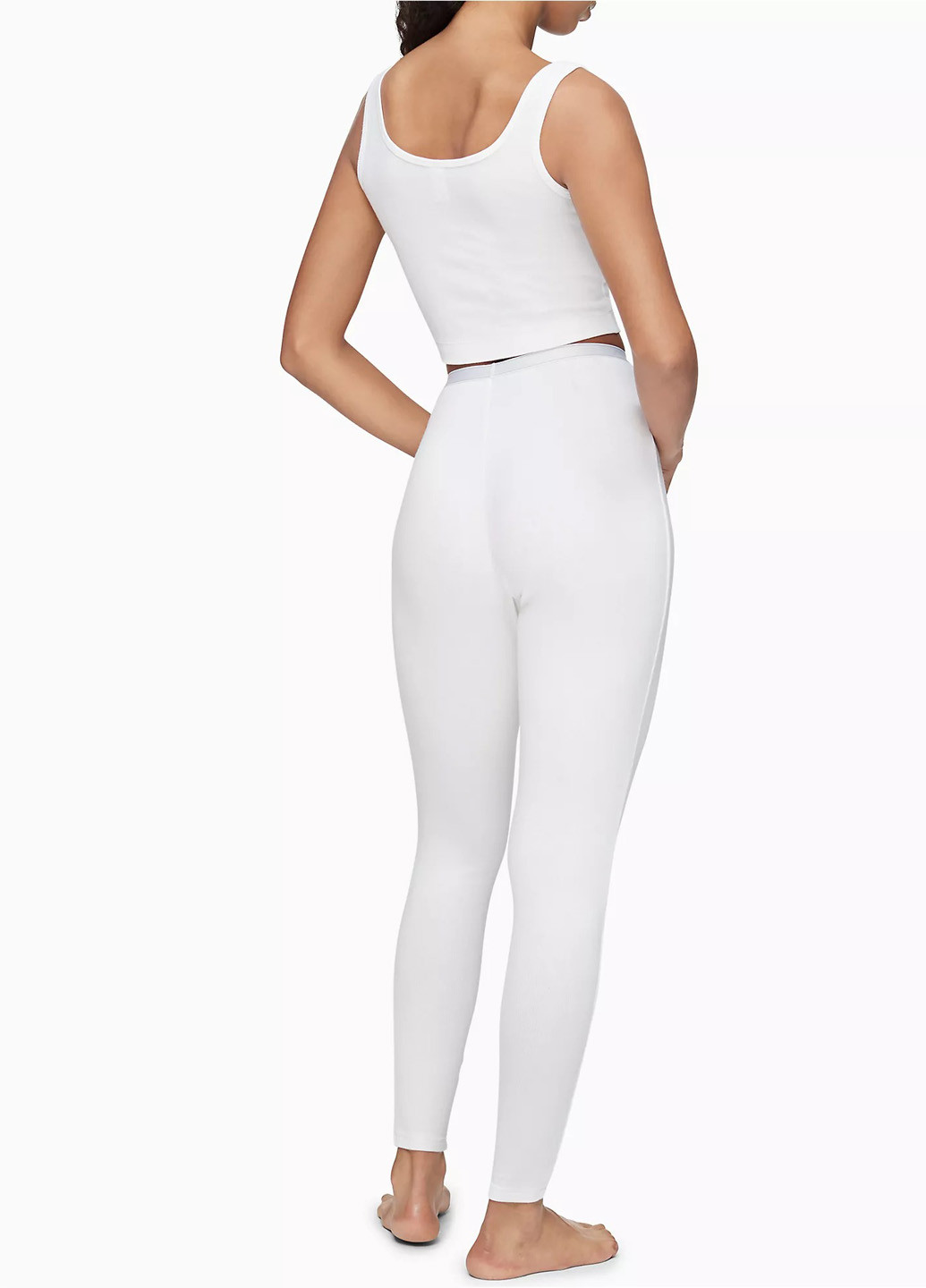 Білий демісезонний комплект (топ, легінси) Calvin Klein