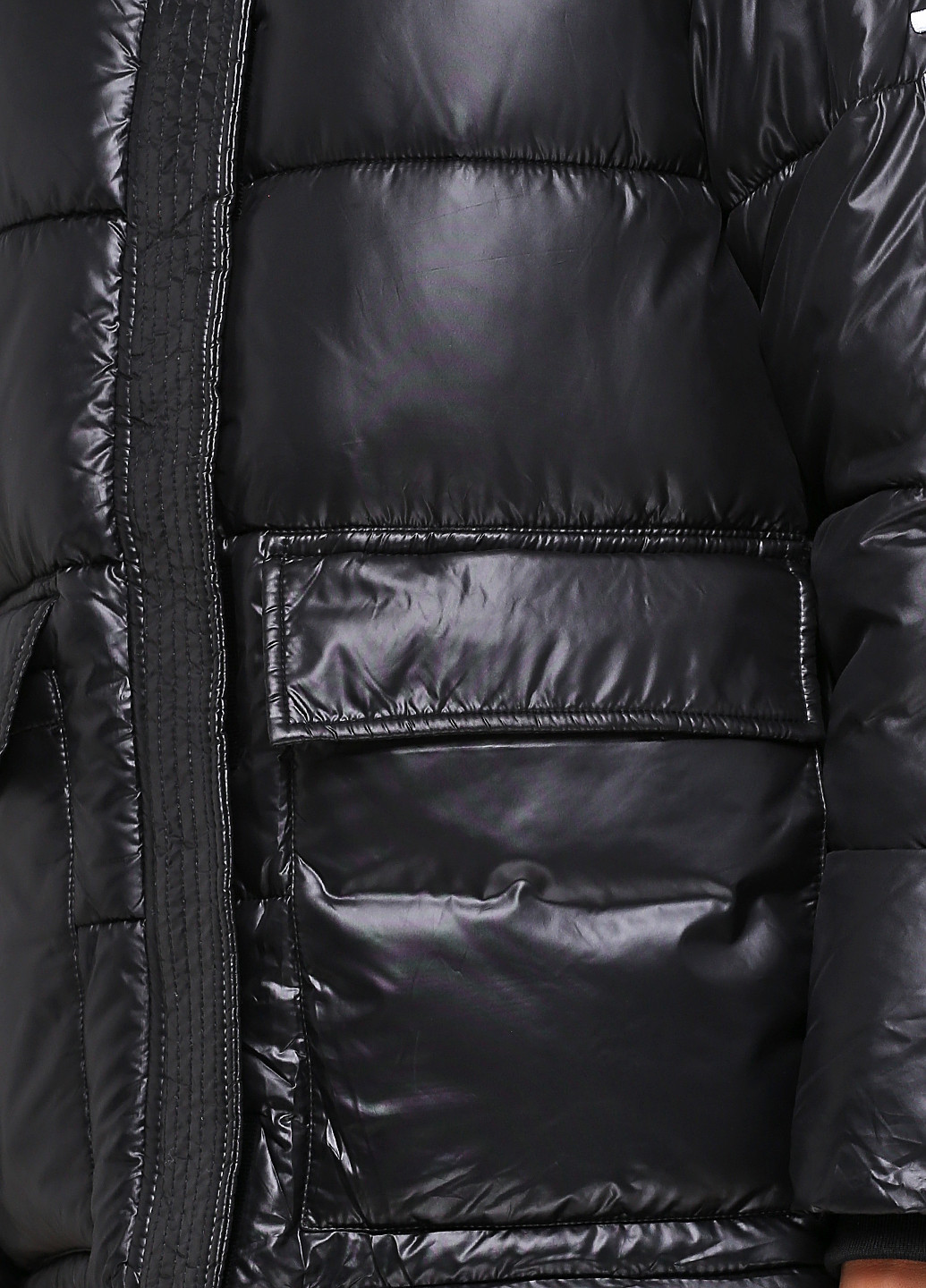 Черная зимняя куртка Xinyilun