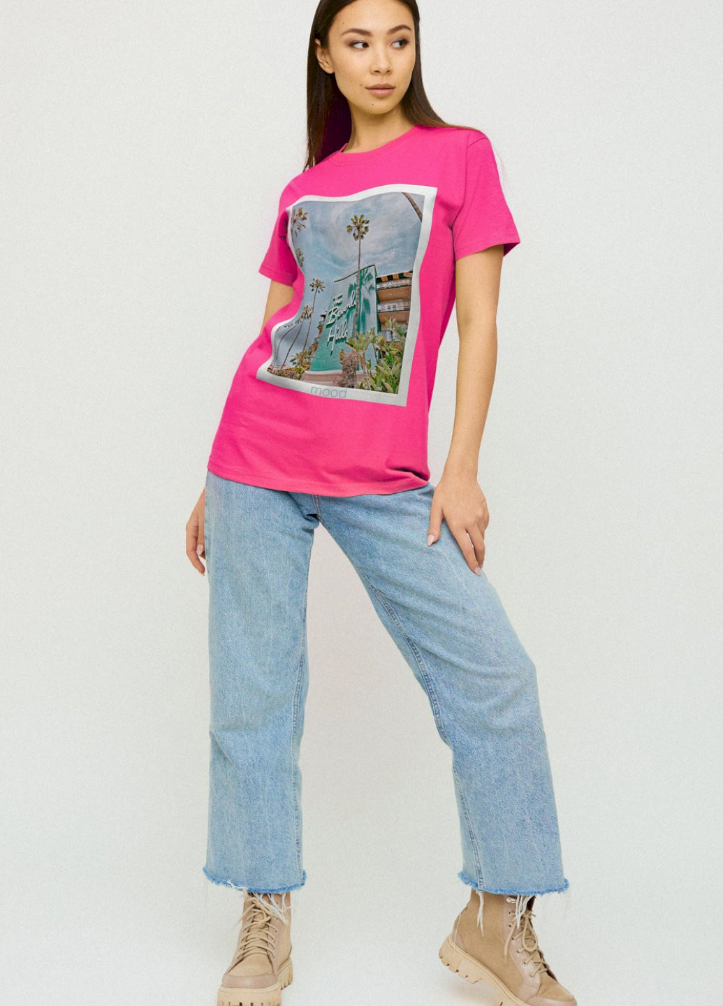 Футболка Boyfriend / air print / YAPPI - (237407550)