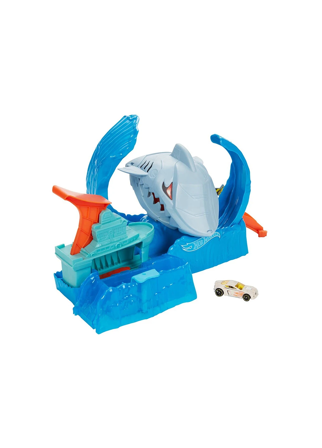 Ігровий набір Голодна Акула-робот із серії "Зміни колір" () Hot Wheels GJL12 (255259986)