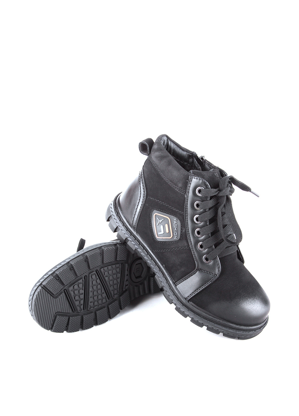 Черные кэжуал зимние ботинки Holaso