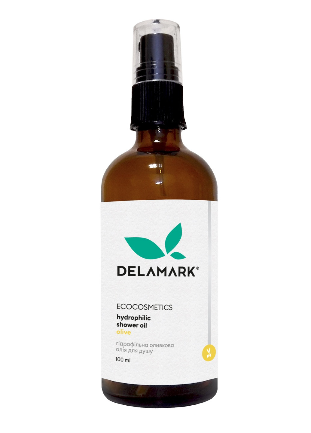 Гидрофильное масло для душа оливковое 100 мл (4820152332622) DeLaMark (255772604)