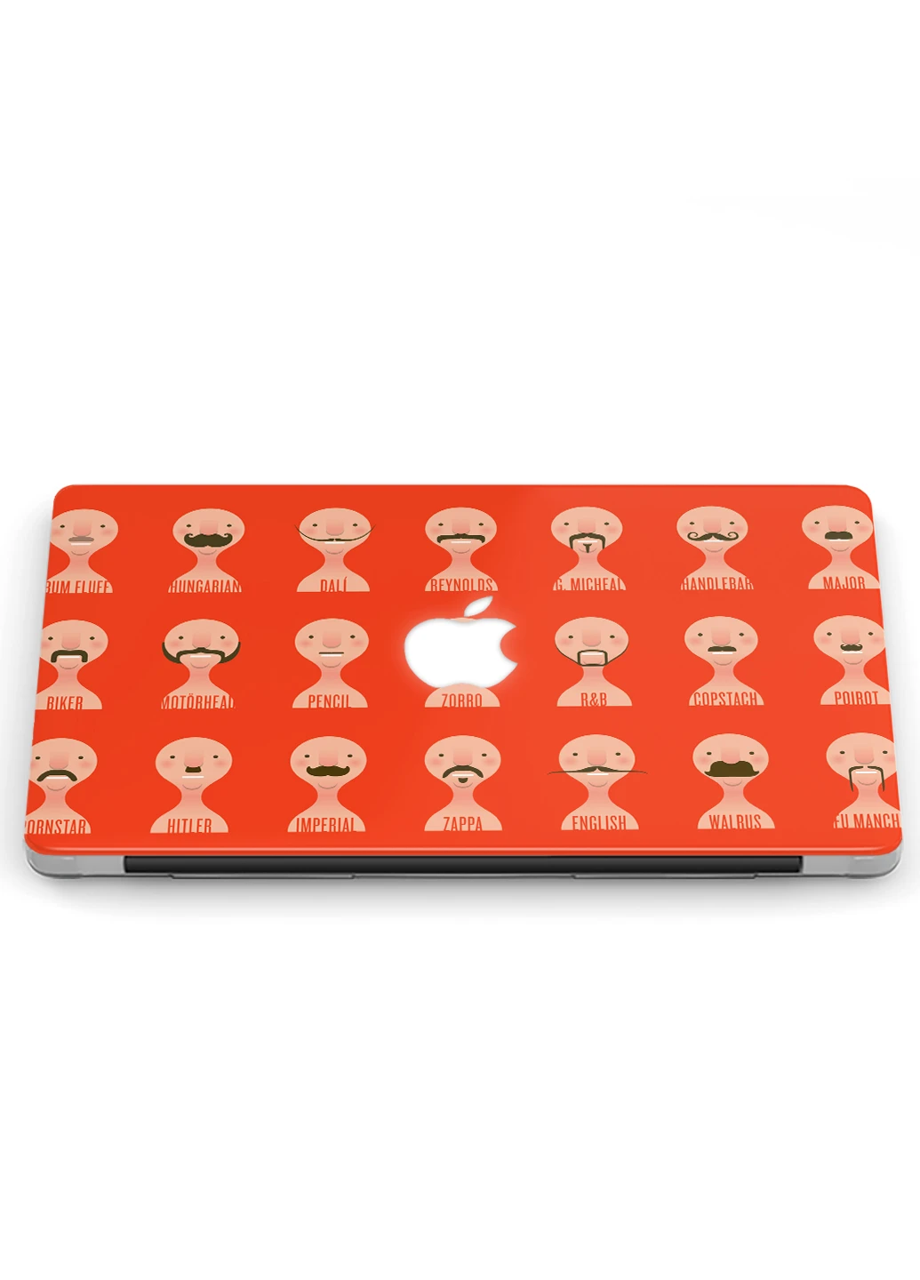 Чехол пластиковый для Apple MacBook 12 A1534 / A1931 Усики (Mustache) (3365-2104) MobiPrint (218506271)