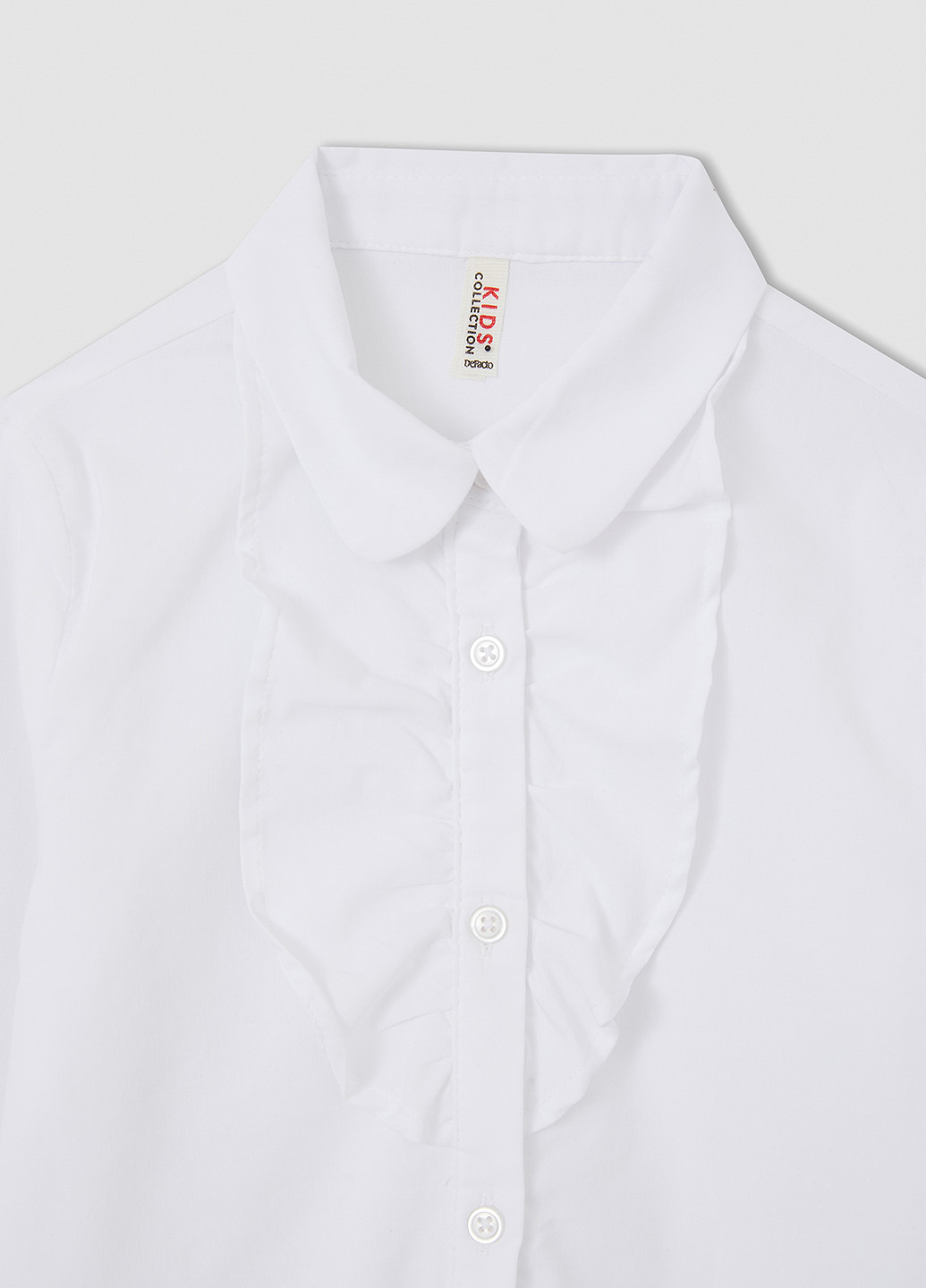 Рубашка DeFacto біла кежуал бавовна