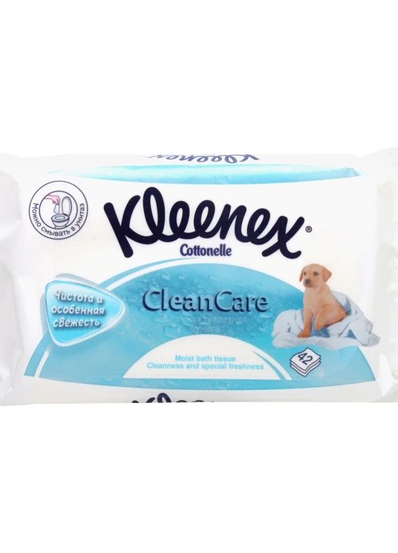 Упаковка вологою туалетного паперу CleanCare листової Kleenex (249162737)