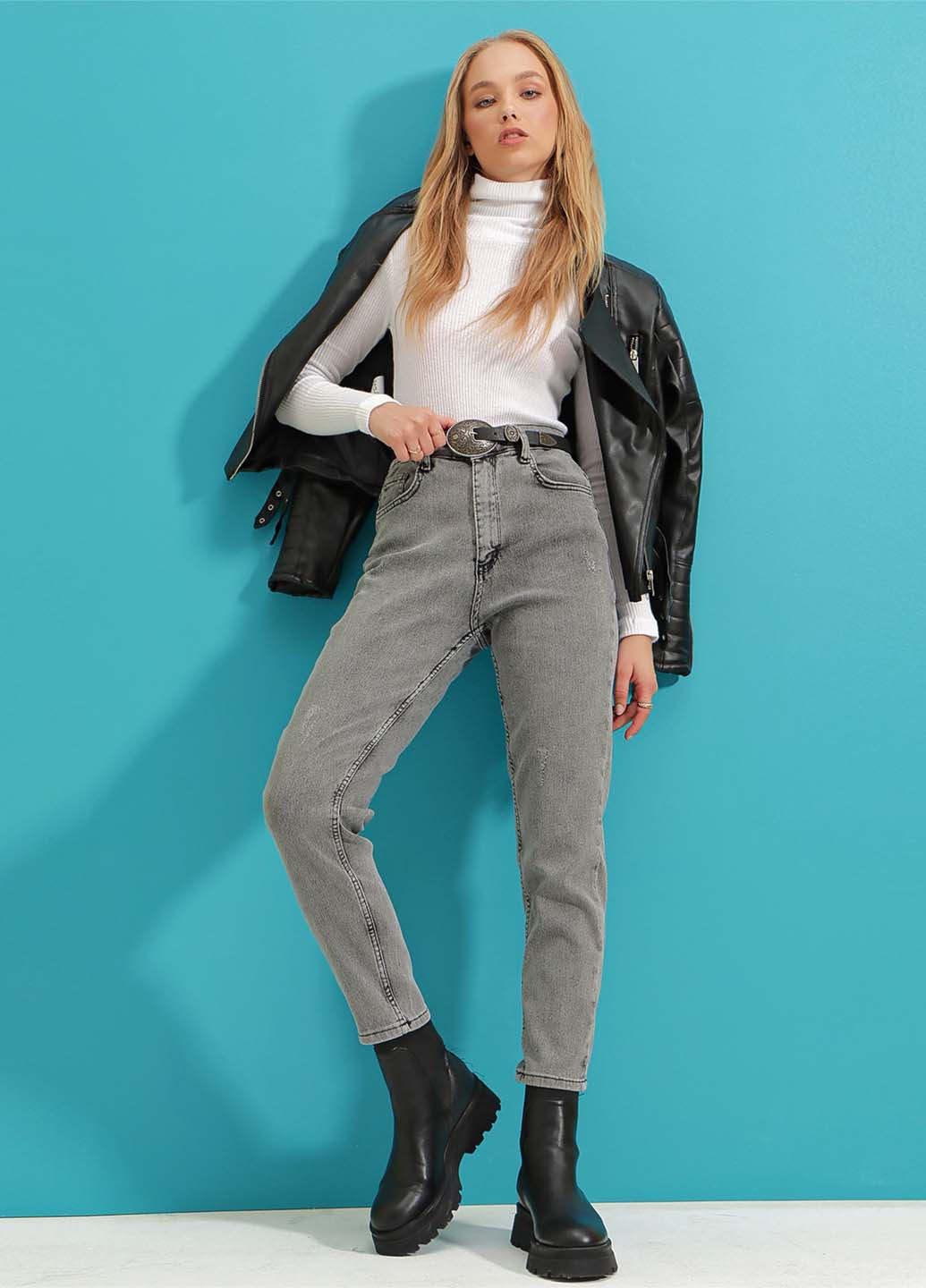 Джинсы Trend Alacati Stili - (329145266)