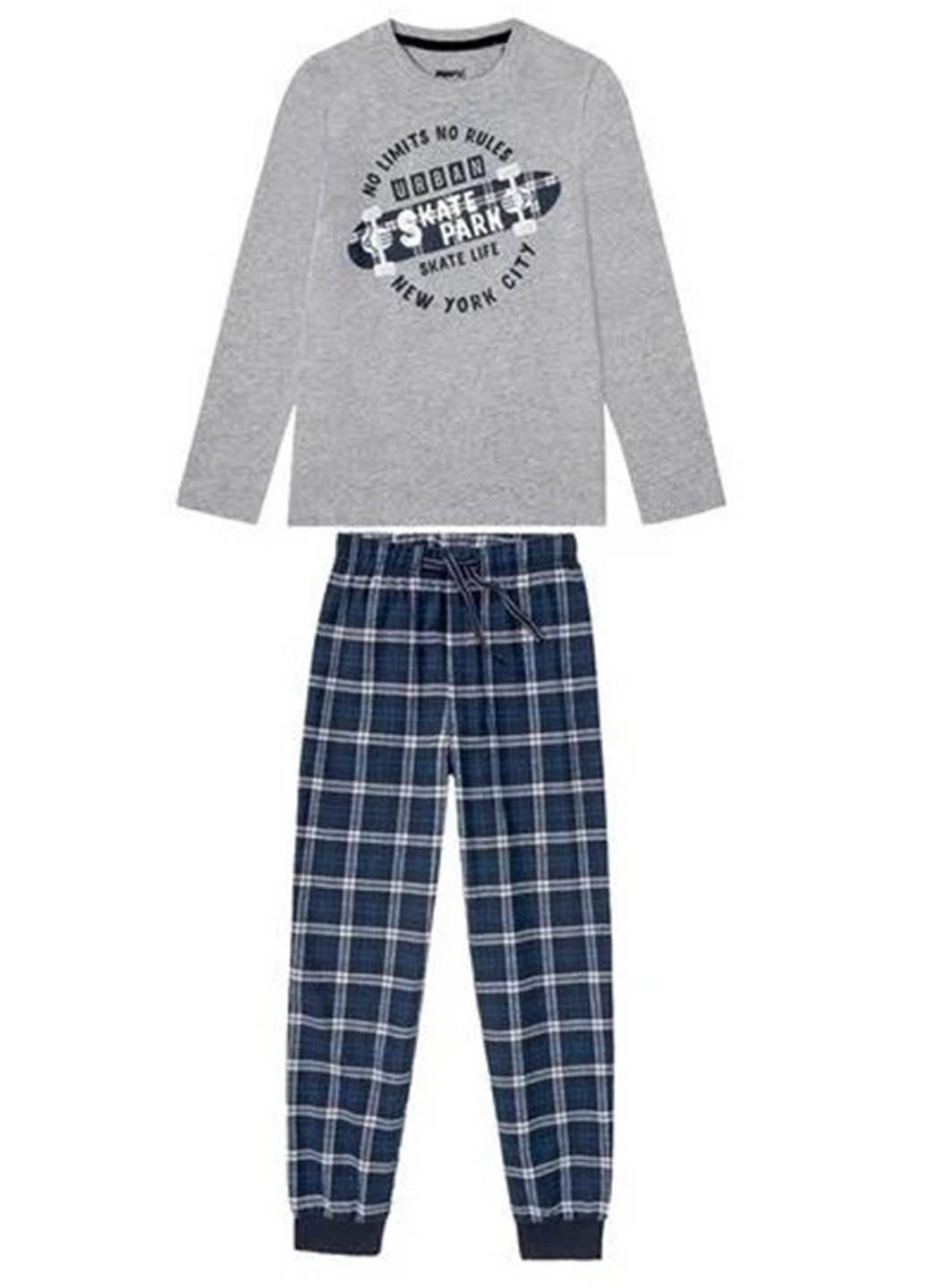 Комбинированная всесезон пижама (лонгслив, брюки) лонгслив + брюки Livergy