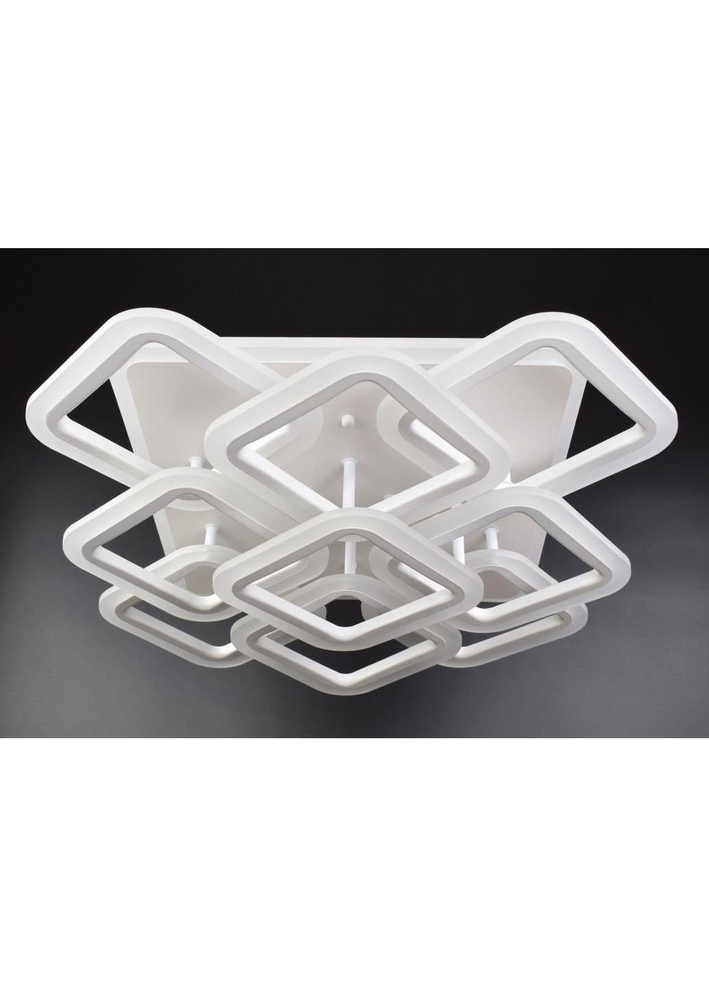 Люстра стельова LED з пультом A2505/9S-RGB-wh Білий 13х49х49 см. Sunnysky (253628781)