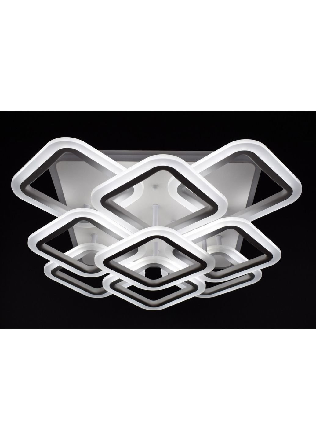 Люстра стельова LED з пультом A2505/9S-RGB-wh Білий 13х49х49 см. Sunnysky (253628781)