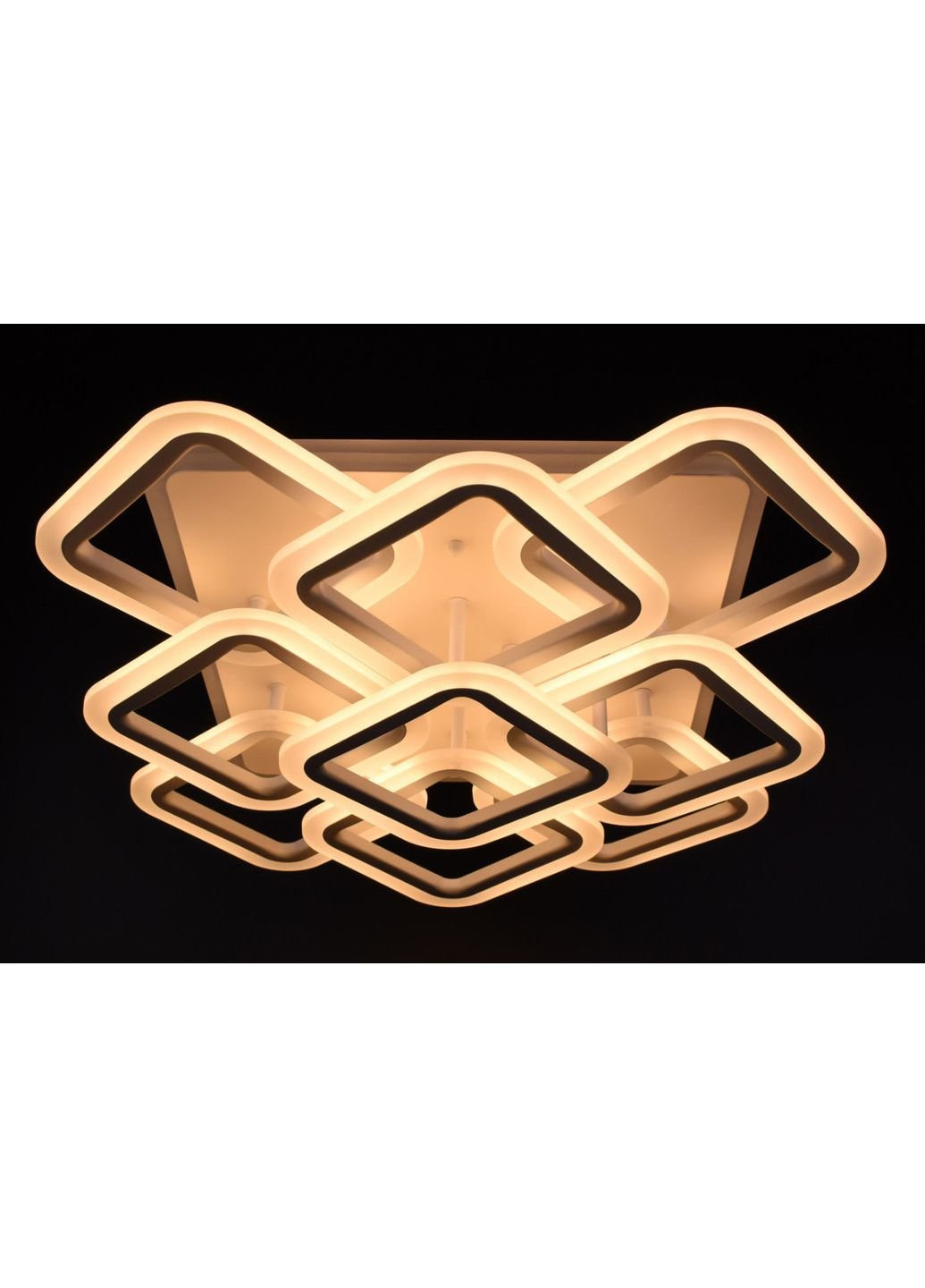 Люстра стельова LED з пультом A2505/9S-RGB-wh Білий 13х49х49 см. Sunnysky (253628781)