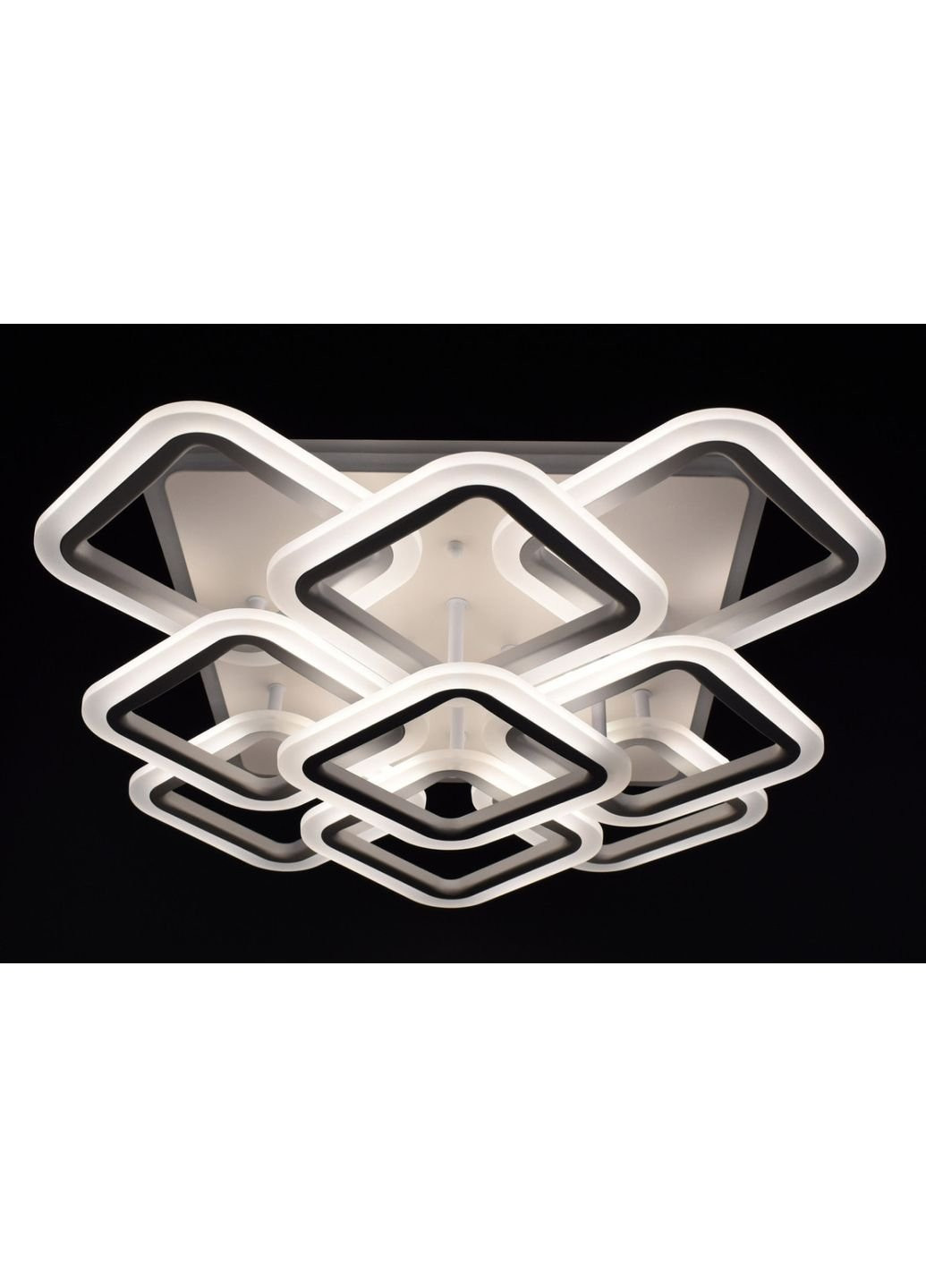 Люстра стельова LED з пультом A2505/9S-RGB-wh Білий 13х49х49 см. Sunnysky (253628781)