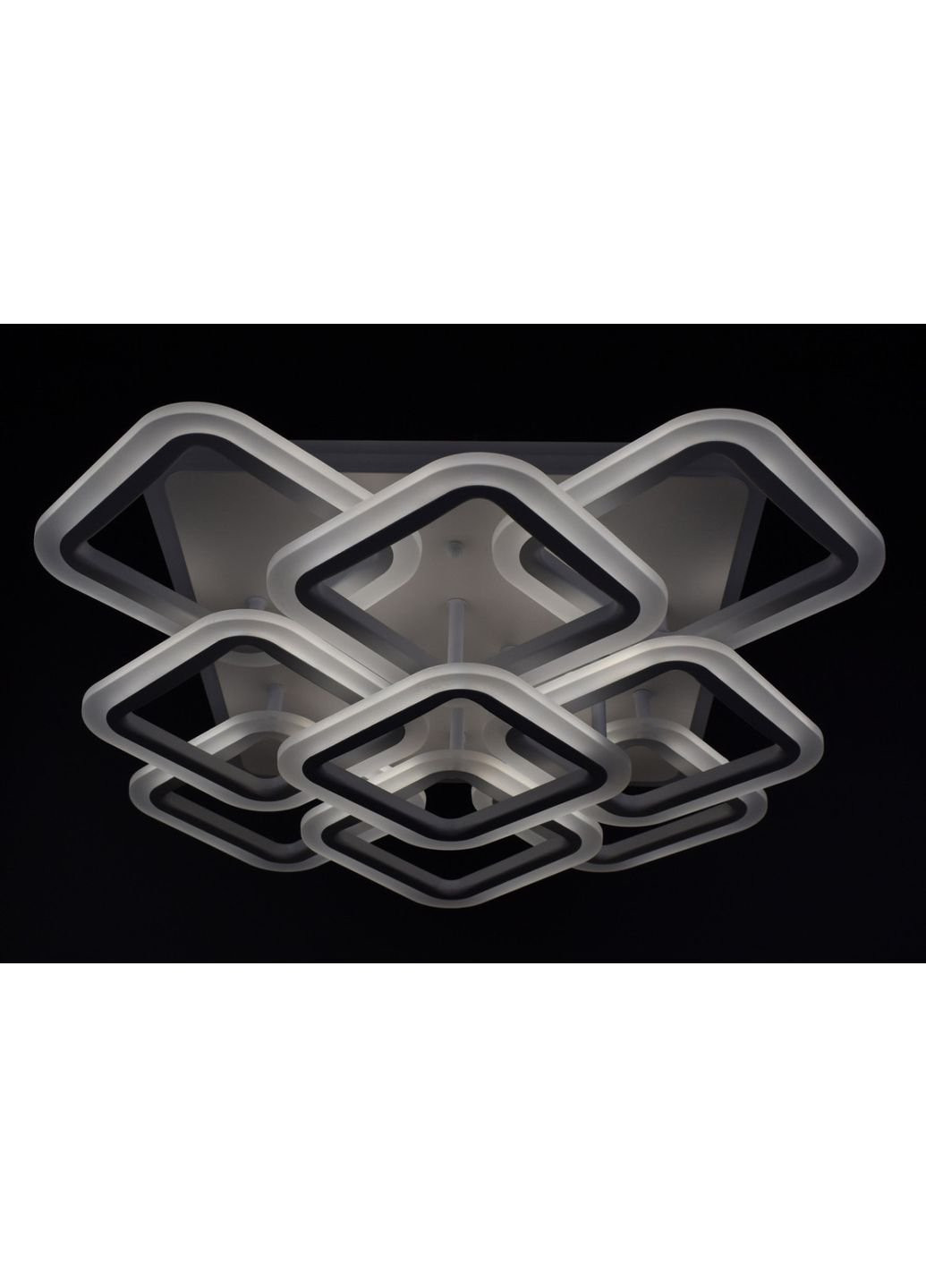 Люстра стельова LED з пультом A2505/9S-RGB-wh Білий 13х49х49 см. Sunnysky (253628781)