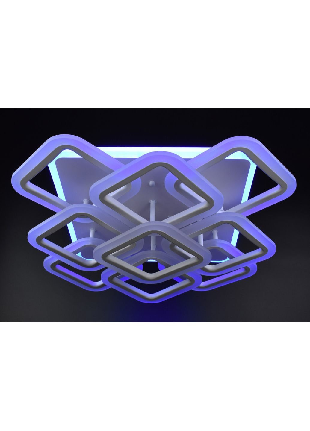 Люстра стельова LED з пультом A2505/9S-RGB-wh Білий 13х49х49 см. Sunnysky (253628781)